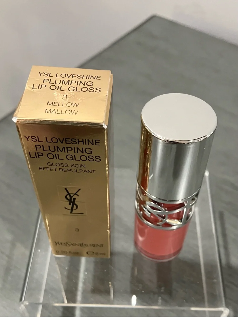 Yves Saint Laurent Loveshine Plumping Lip Oil Gloss in #3 Mellow Mallo